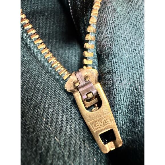 Vintage 1994 Levis 550 Womens 11 Relaxed Fit Tapered Leg Green USA Made Western - Picture 11 of 16